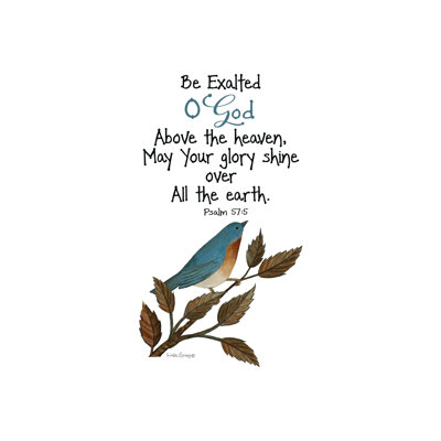 «Bluebird Psalm On Canvas» par Linda Spivey, reproduction