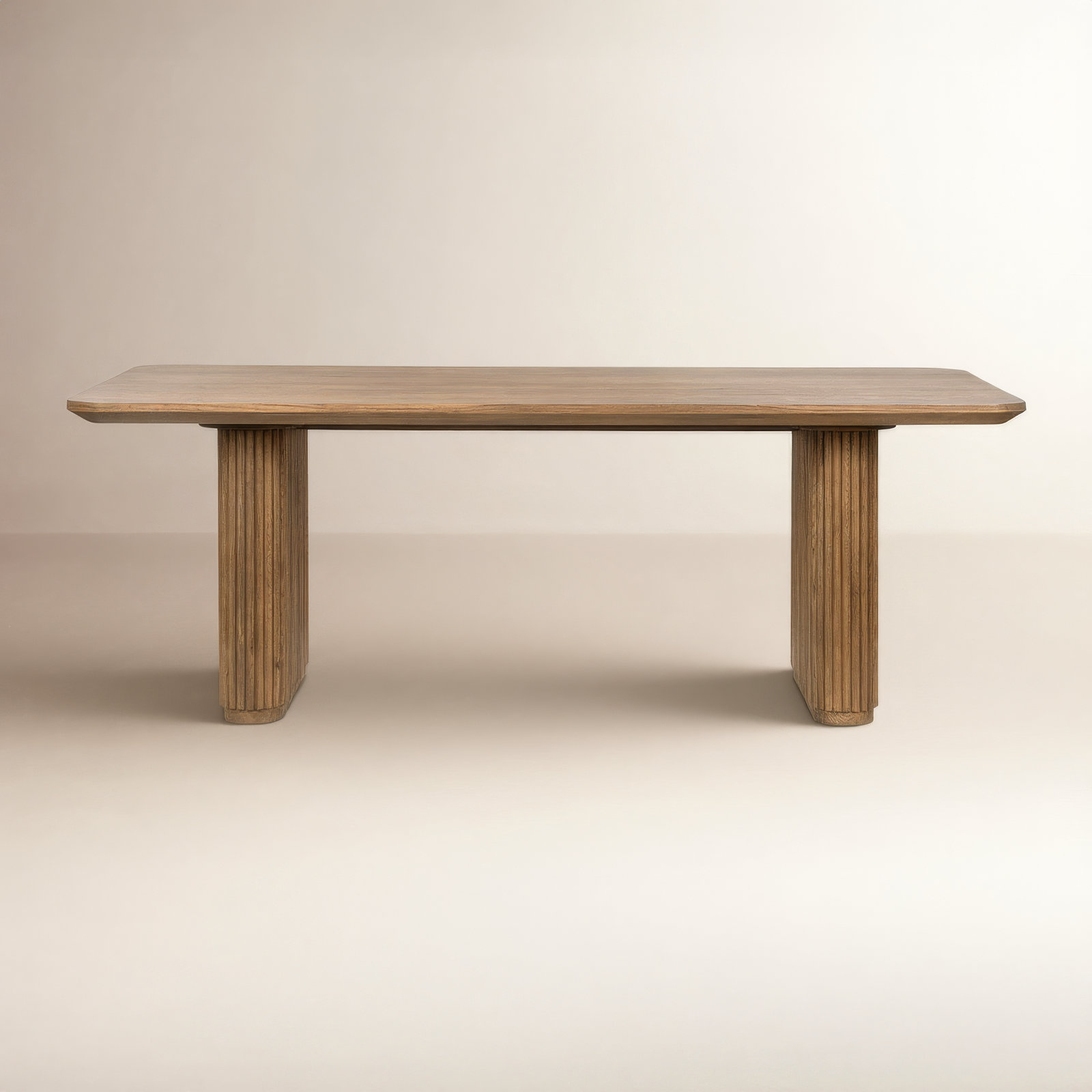 Vander 84" Dining Table, Tawny Brown