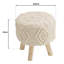 Solid + Manufactured Wood Accent Stool