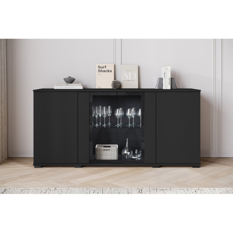 Borut 150cm Sideboard, Black