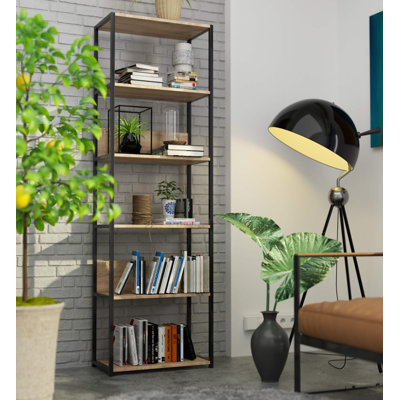 Amadita 192cm H Metal Bookcase