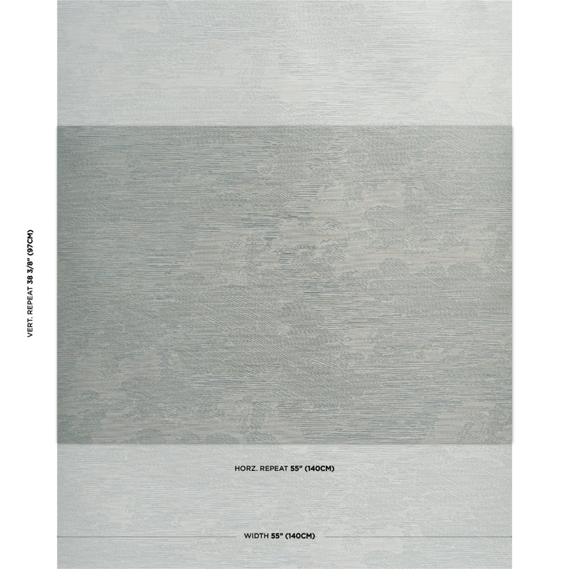 Drifting Cloudscape Abstract Non-Woven Wallpaper Roll, Mist