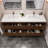 Azden 70.6" Wall-Mounted Double Bathroom Vanity Set-821701423