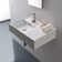 Scarabeo By Nameeks Teorema 17.32'' Bright White Ceramic Rectangular Vessel, Wall Mount Bathroom Sink with Overflow