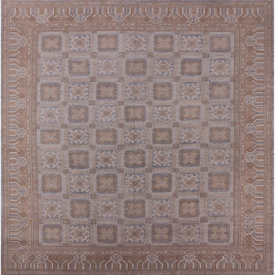 Tapis oriental gris / brun