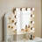 Besancon 4 drawer dressing table with light-1987452770