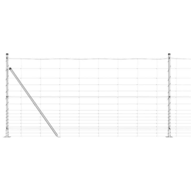 Field Fence Galvanised Steel, 120cm H x 2500cm W