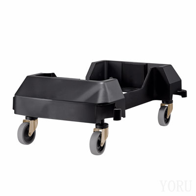 Slim Trash Can Dolly With Wheel Fit 16/23 Gal Container Bin 200lbs Heavy Duty
