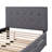 Acquaviva Linen Upholstered Platform Bed With Headboard And Trundle, Bed Frame-1441858550