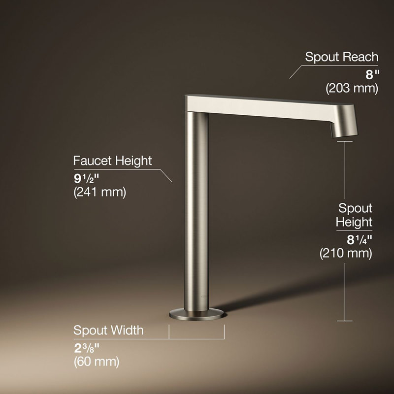 Components Deck-Mount Bath Spout With Row Design, Vibrant Brushed Nickel