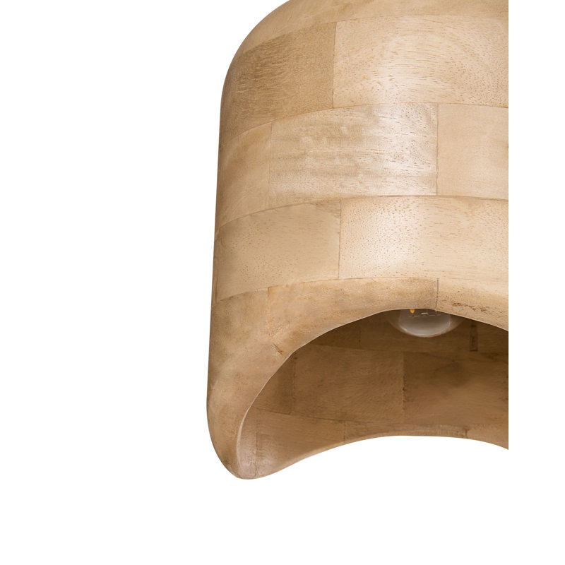 1 - Light Natural Single Pendant