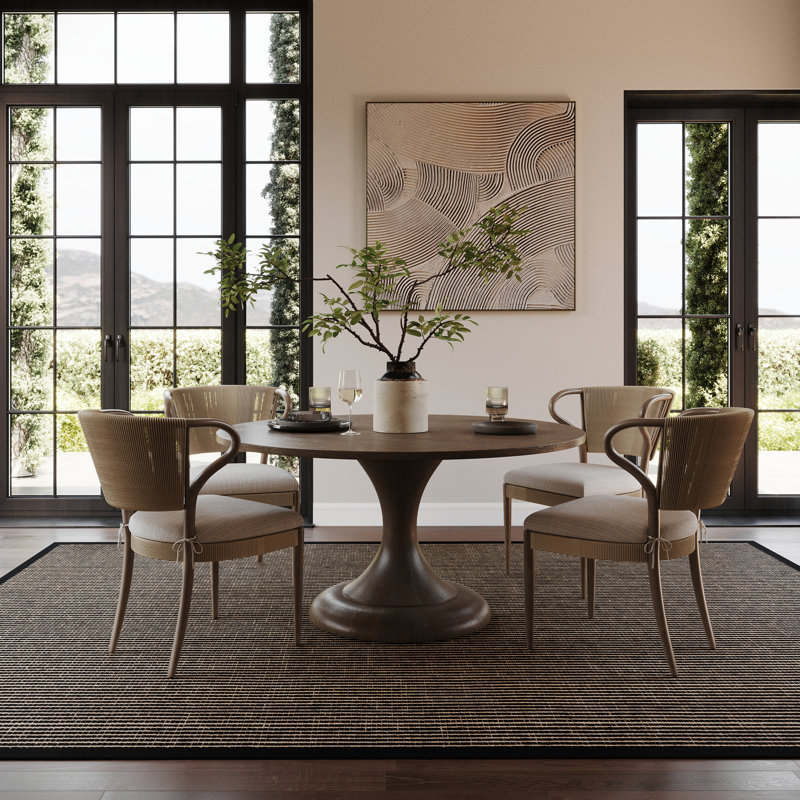  Patricia Jute and Wool Area Rug, Rectangle 9'6" x 13'6"