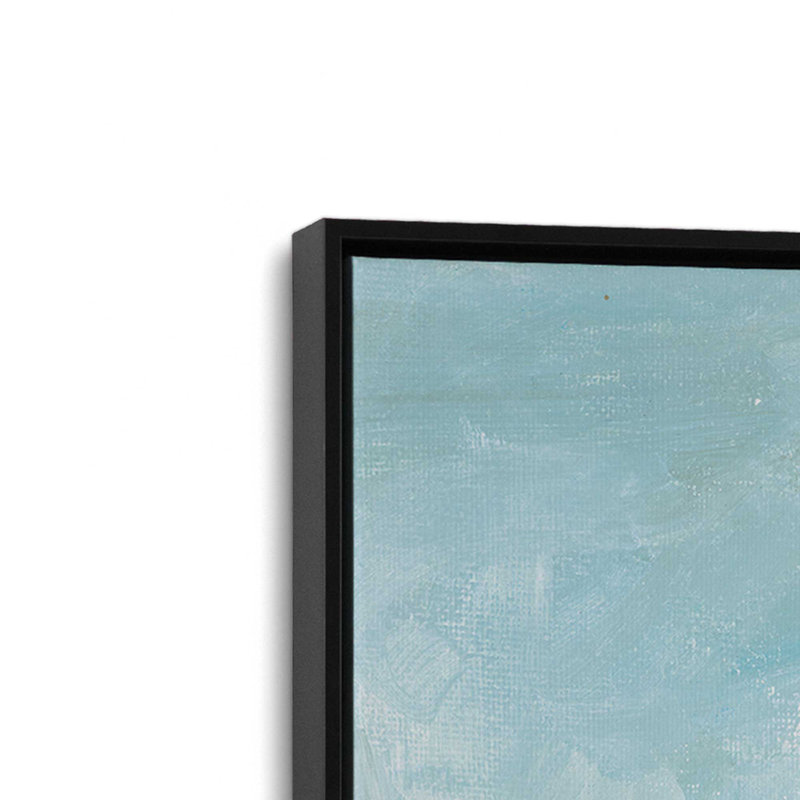 Windswept Waters II, reproduction sur toile dans un cadre, H 12,75 po x l 8,75 po, Noir satiné