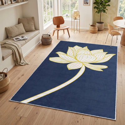 Tapis multicolore à motif floral zenith Zenith