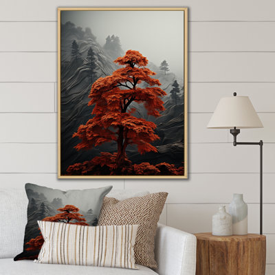 " Redwood Solitude In Monochrome Forest "