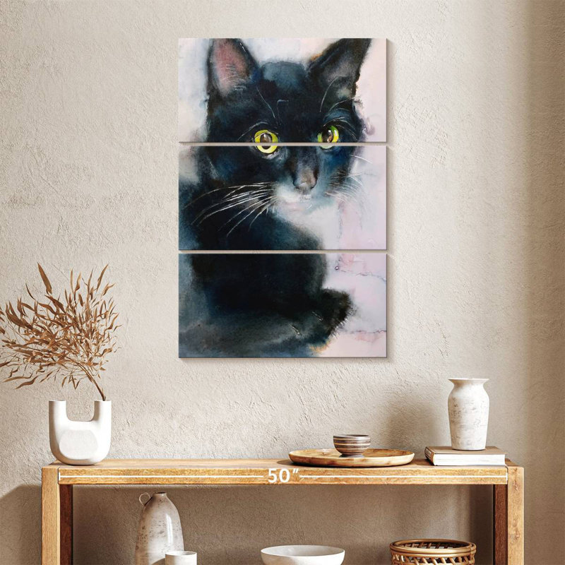 Brampt Tuxedo Cat, 38" H x 24" W