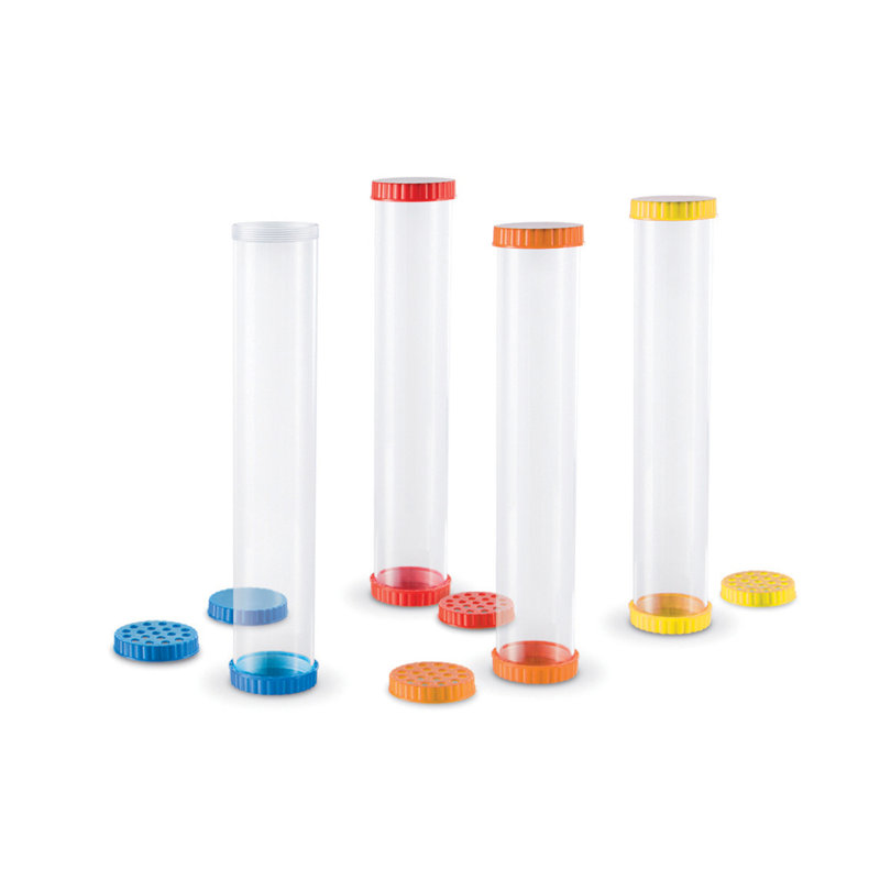 Tubes sensoriels de science primaire, ensemble de 4