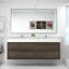 Ensemble de meuble-lavabo double mural 70,6 po Azden-1136723294