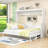 Wood Murphy Bed with Shelves-1482581208-1482581211