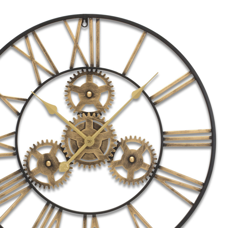 Très grande horloge murale 24 po Piatt