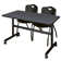 Kobe Flip-Top Training Nesting Table, 2 M Stack Chairs
