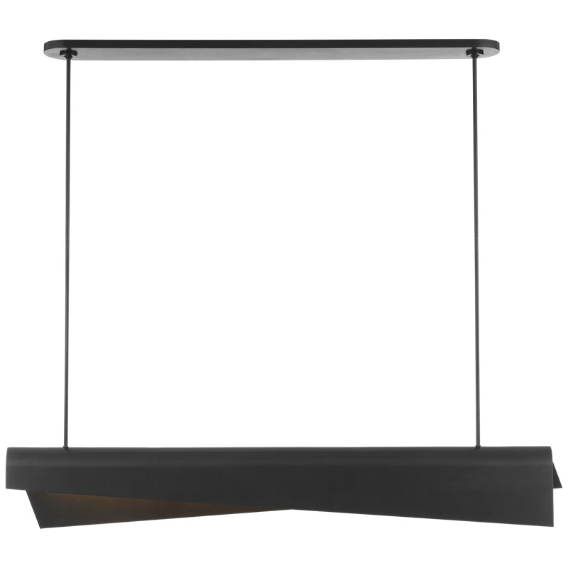 Kelly Wearstler Piel 48" Linear Pendant, Bronze