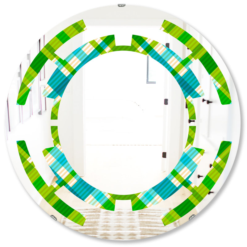 Miroir mural Tartan, 31,5 po x 31,5 po
