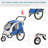 Foldable Pet Jogger Stroller-92456870