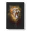 Tiger Roar Paint Splash - Wrapped Canvas-61883440