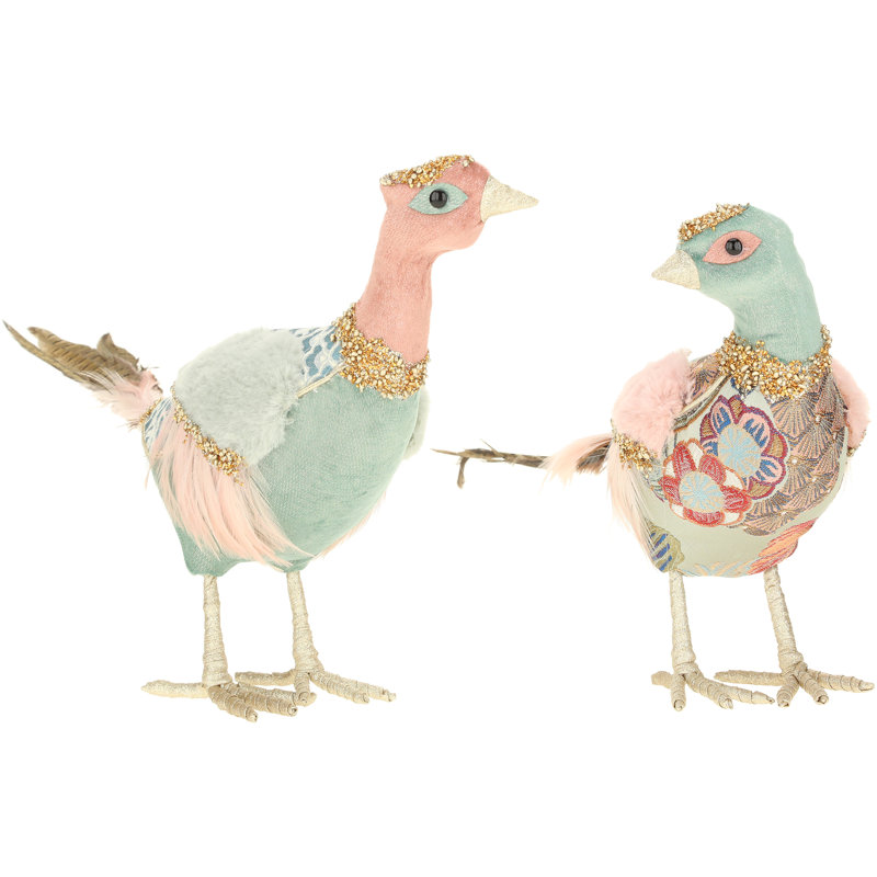 2 Piece Patchwork Pheasant Set