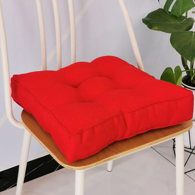 40 cm tridimensionnel imitation lin épaissi Coussin de siège Tapis de livraison couleur de tapis