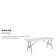 8-Foot Bi-Fold Plastic Banquet and Event Folding Table with Carrying Handle