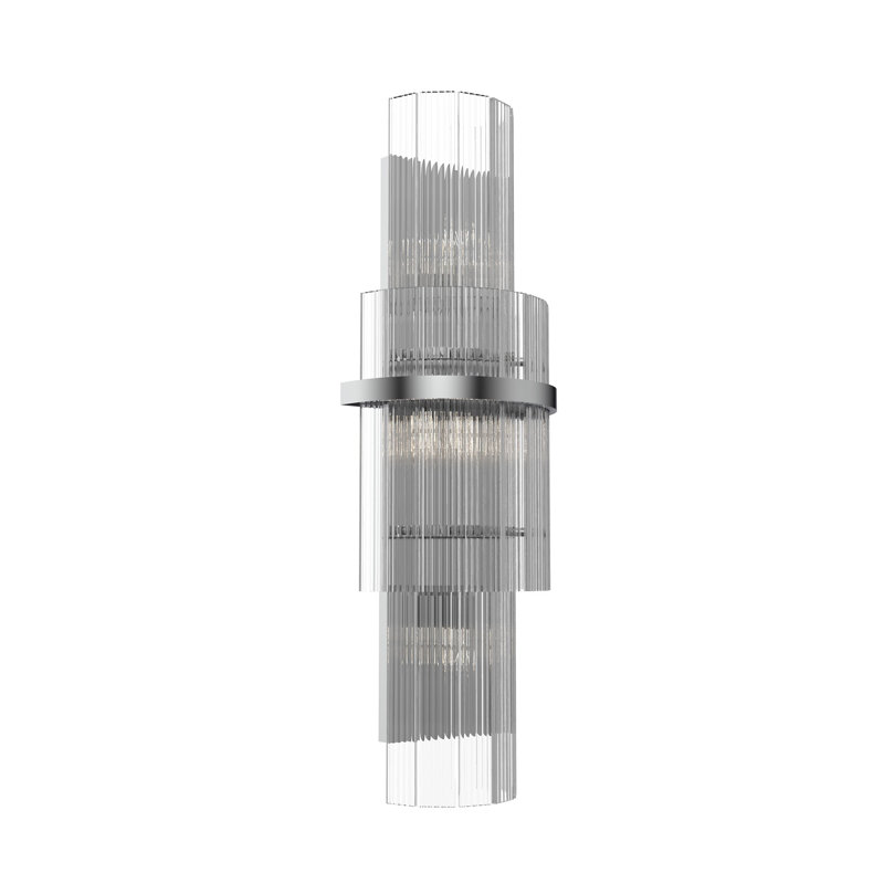 Carlisle 4 - Light Flush Mounted Sconce, Polished Nickel