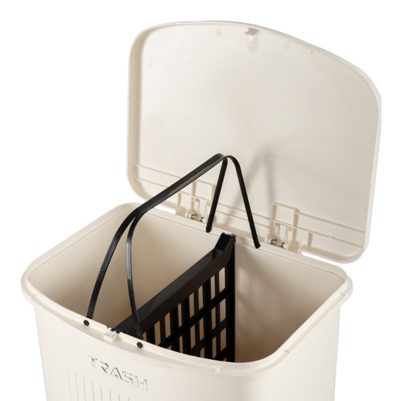 Bellis PP Open Kitchen Trash Can, 6.6 gal