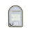 40 Inch Arch LED Front and Backlit Wall Mirror in Satin Gold-1347360995-1347360981