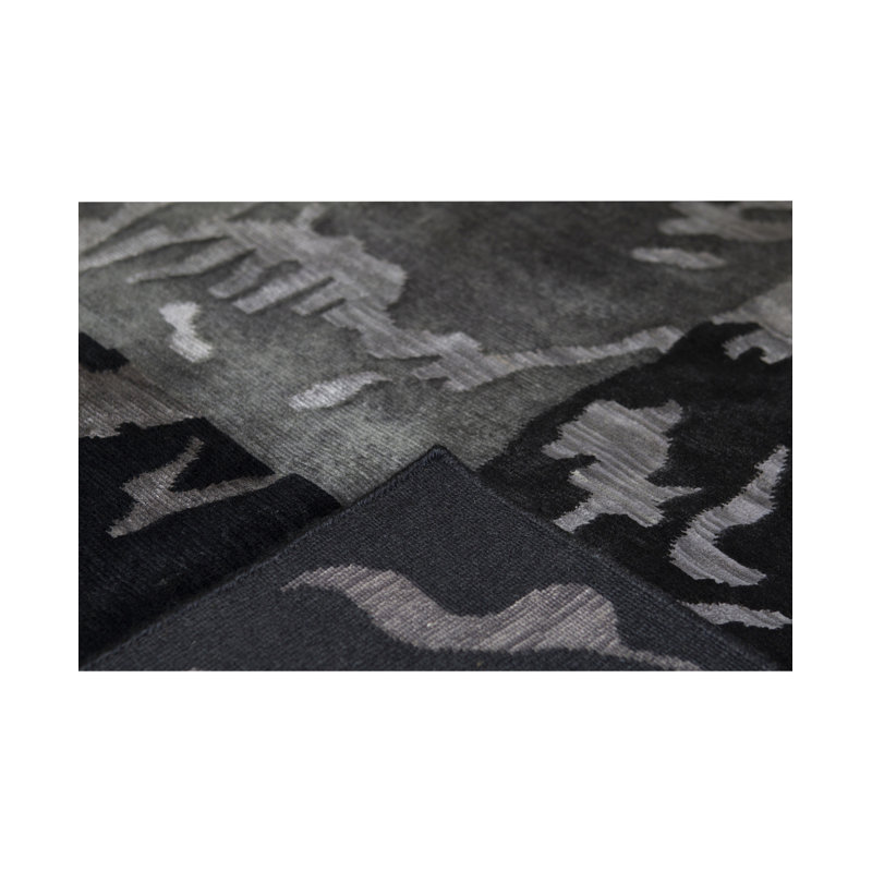 Windsom Hand-Knotted High-Quality Gray Area Rug