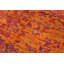Tapis orange en soie noué à la main de conception unique 5 pi 7 po x 7 pi 8 po Gaberiel
