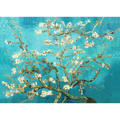 Almond Blossoms by Vincent Van Gogh - Wrapped Canvas Painting
