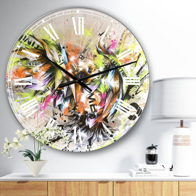 Horloge murale moderne Street Art Graffiti