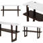 Console 54 "à effet marbre avec tablette ouverte pour vestibule-1779040950