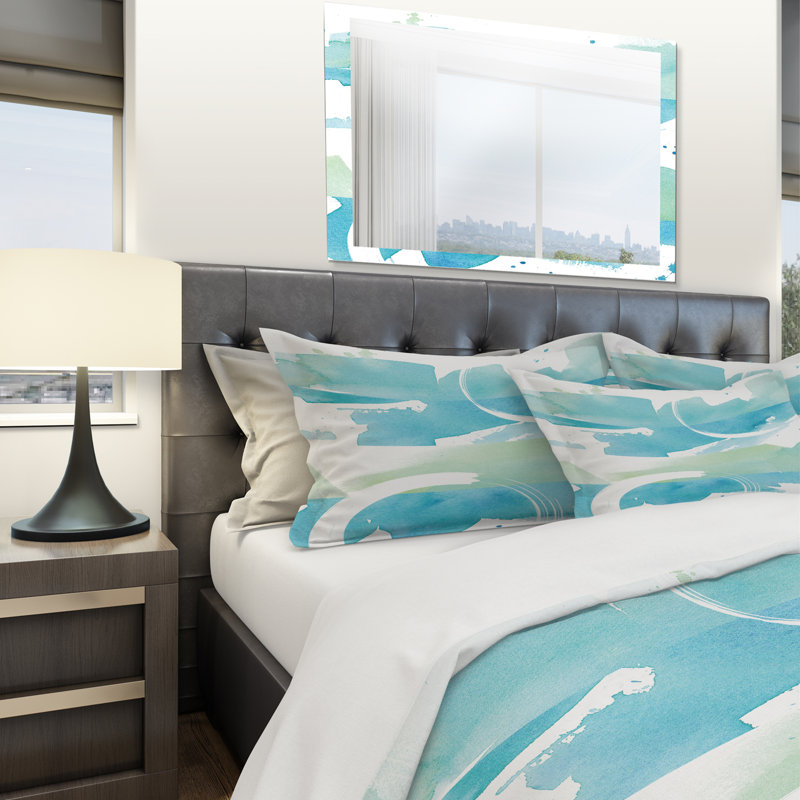 Coastal watercolors I - Ensemble de housse de couette transitionnel - Polyester en microfibre