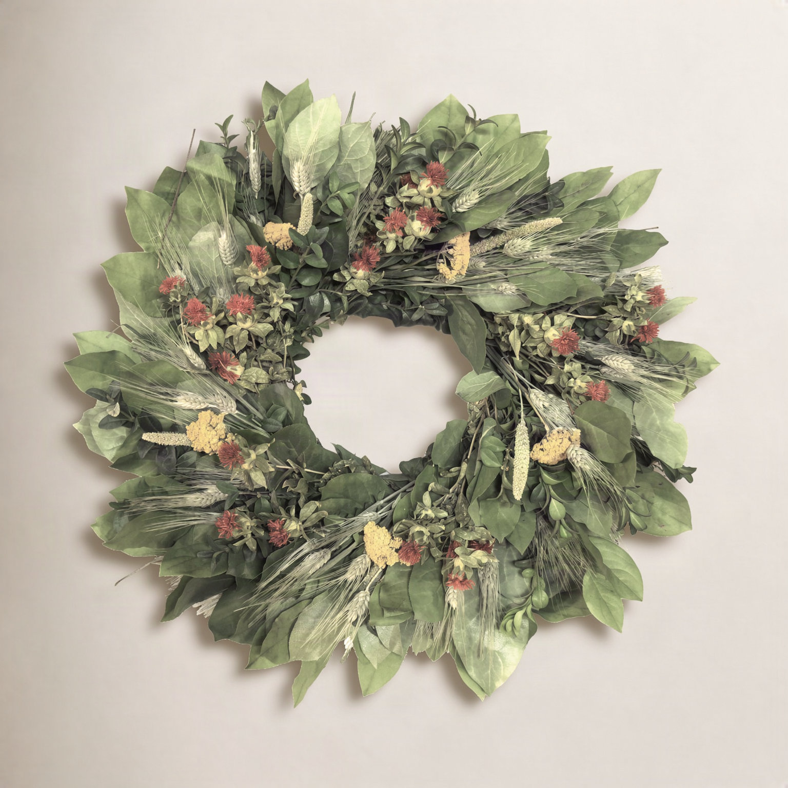 Wreath, 30" H x 30" W x 6" D