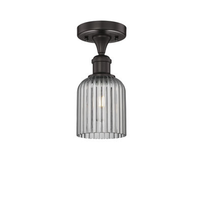 Edison - Adriena - 1 Light 5" Semi-Flush Mount