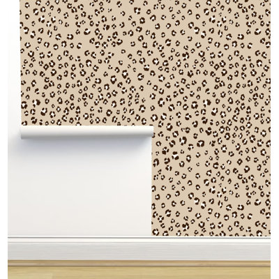 Nenyasha Leopard 2.16' L x 5" W Wallpaper Roll