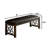 Linen Blend Upholstered Bench