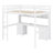 Loft Bed With Desk, Cabinets, Drawers And Bedside Tray, Charging Station-285266201