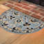 Tapis gris en laine fait à la main Emmersen-845325444