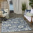 Gregori Floral Farmhouse Area Rug-1126657981