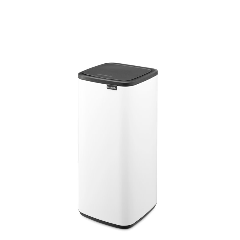 Poubelle Bo Touch, 8 gallons (30 litres), Blanc