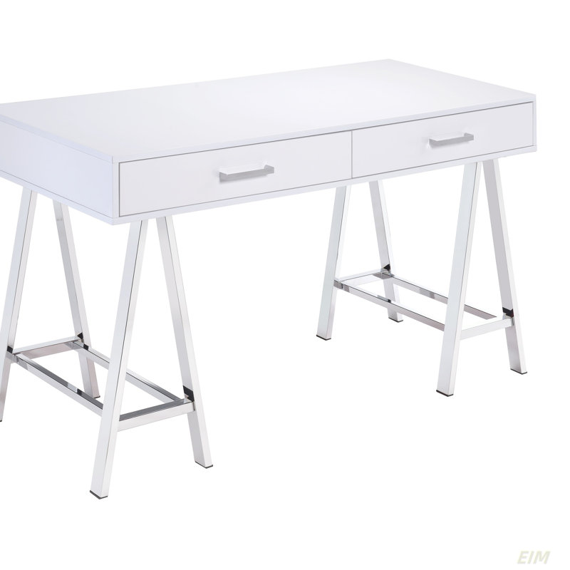 Bureau d'écriture Coleen, Chrome